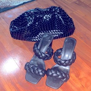 Pretty amazing sandals and clutch